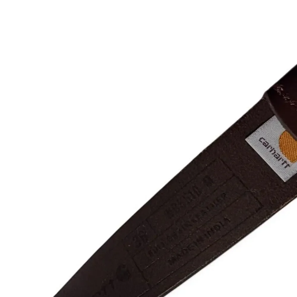 Carhartt brown leather belt size 38